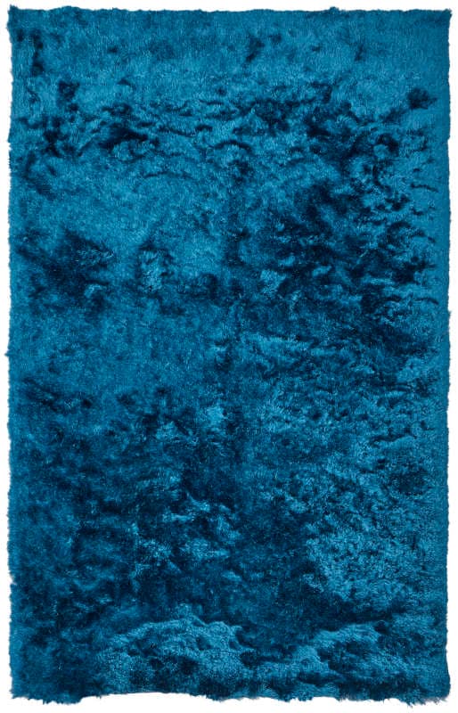 Indochine Modern Solid, Blue, 5' x 8' Area Rug