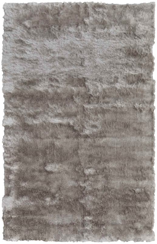 Indochine Modern Solid, Gray/Silver, 4'-9" x 7'-6" Area Rug