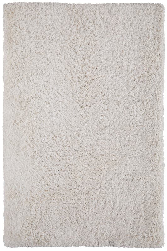Stoneleigh Modern Solid, Ivory/White, 5' x 8' Area Rug