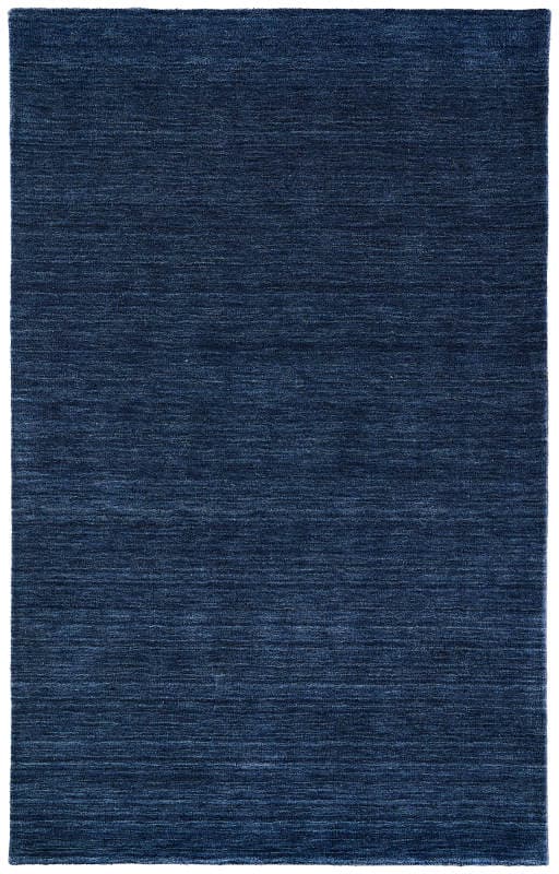 Luna Modern Solid, Blue, 5' x 8' Area Rug