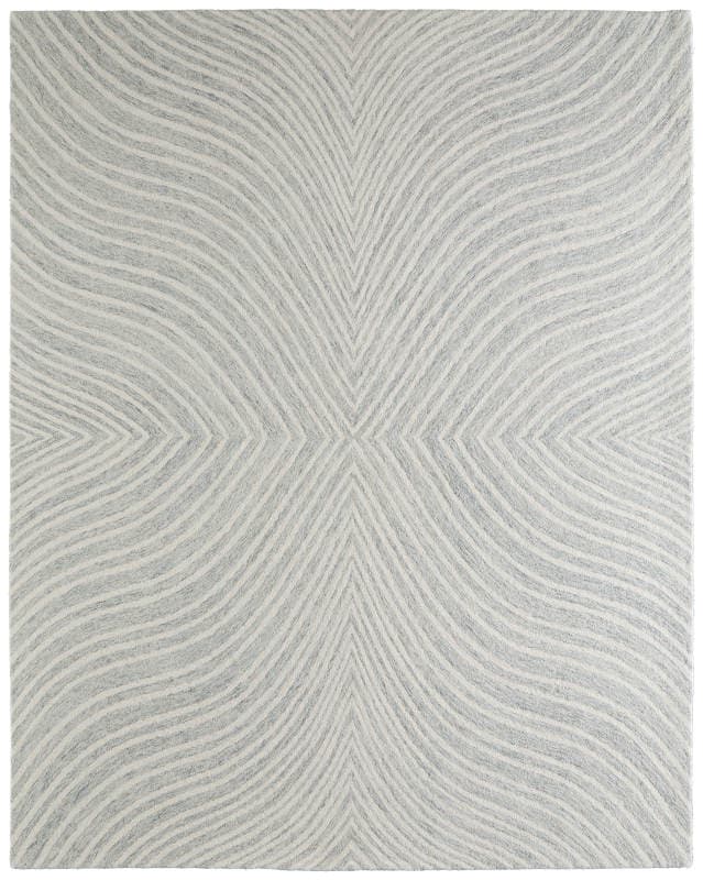 Wallace Modern Abstract, Grey/Ivory, 5' x 8' Area Rug