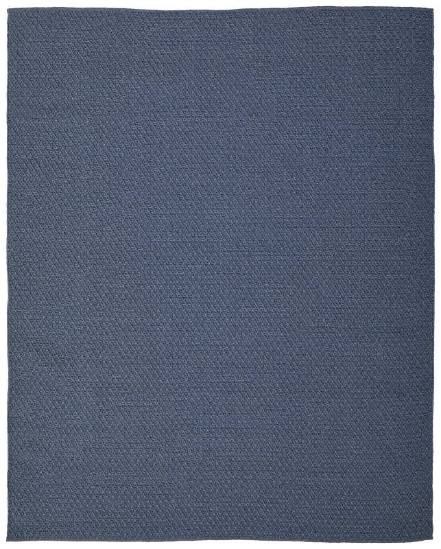 Tito Modern Solid, Blue, 5' x 8' Area Rug