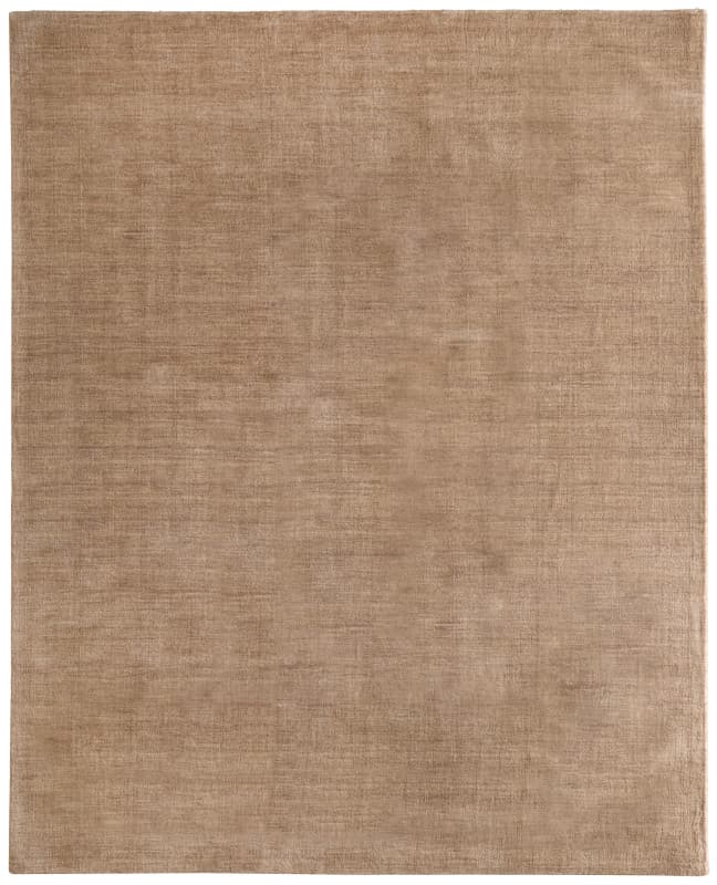 Luna Modern Solid, Tan/Brown, 5' x 8' Area Rug