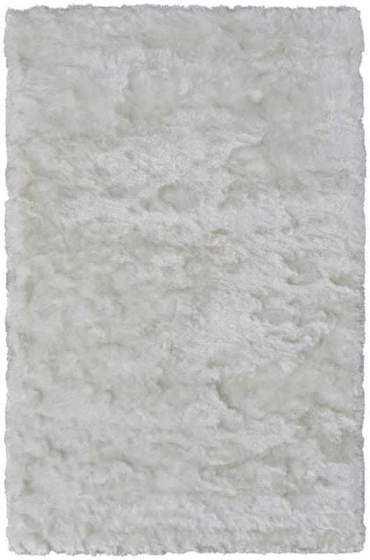 Indochine Modern Solid, White, 5' x 8' Area Rug