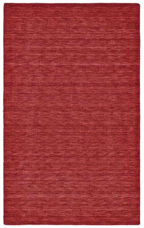 Luna Modern Solid, Red, 8' x 11' Area Rug