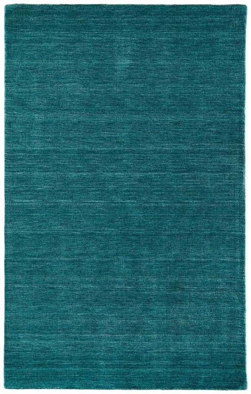 Luna Modern Solid, Blue/Green, 5' x 8' Area Rug