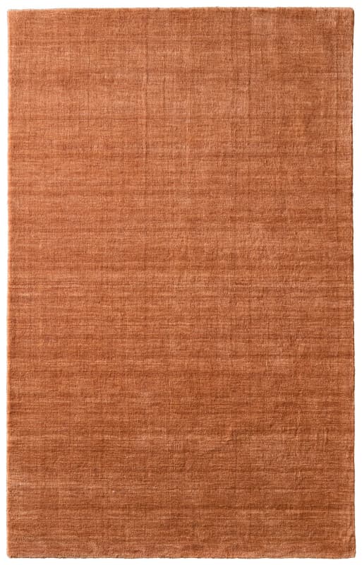 Luna Modern Solid, Orange, 5' x 8' Area Rug